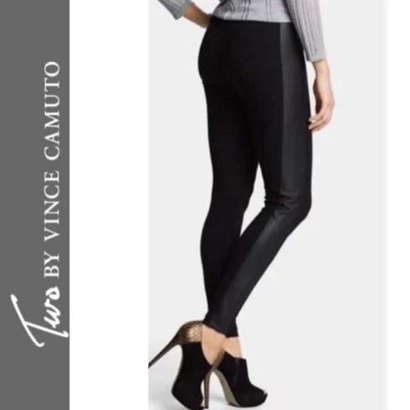 Two by Vince Camuto Pants - Great Pants Pleather Sides Two by Vince Camuto